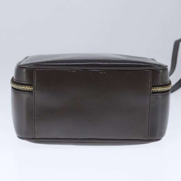 GUCCI Bamboo Hand Bag Leather 2way Brown Gold - Picture 7 of 16